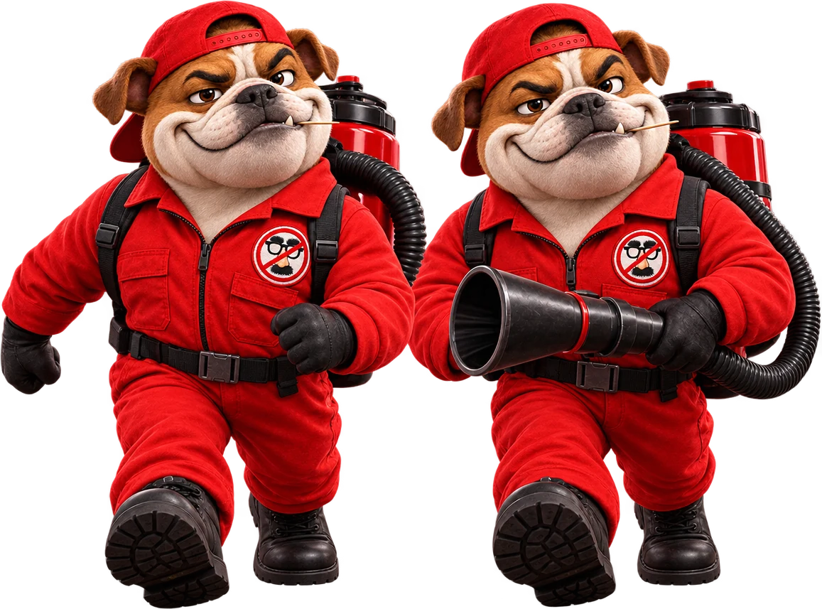 Two Busters striding in to a job